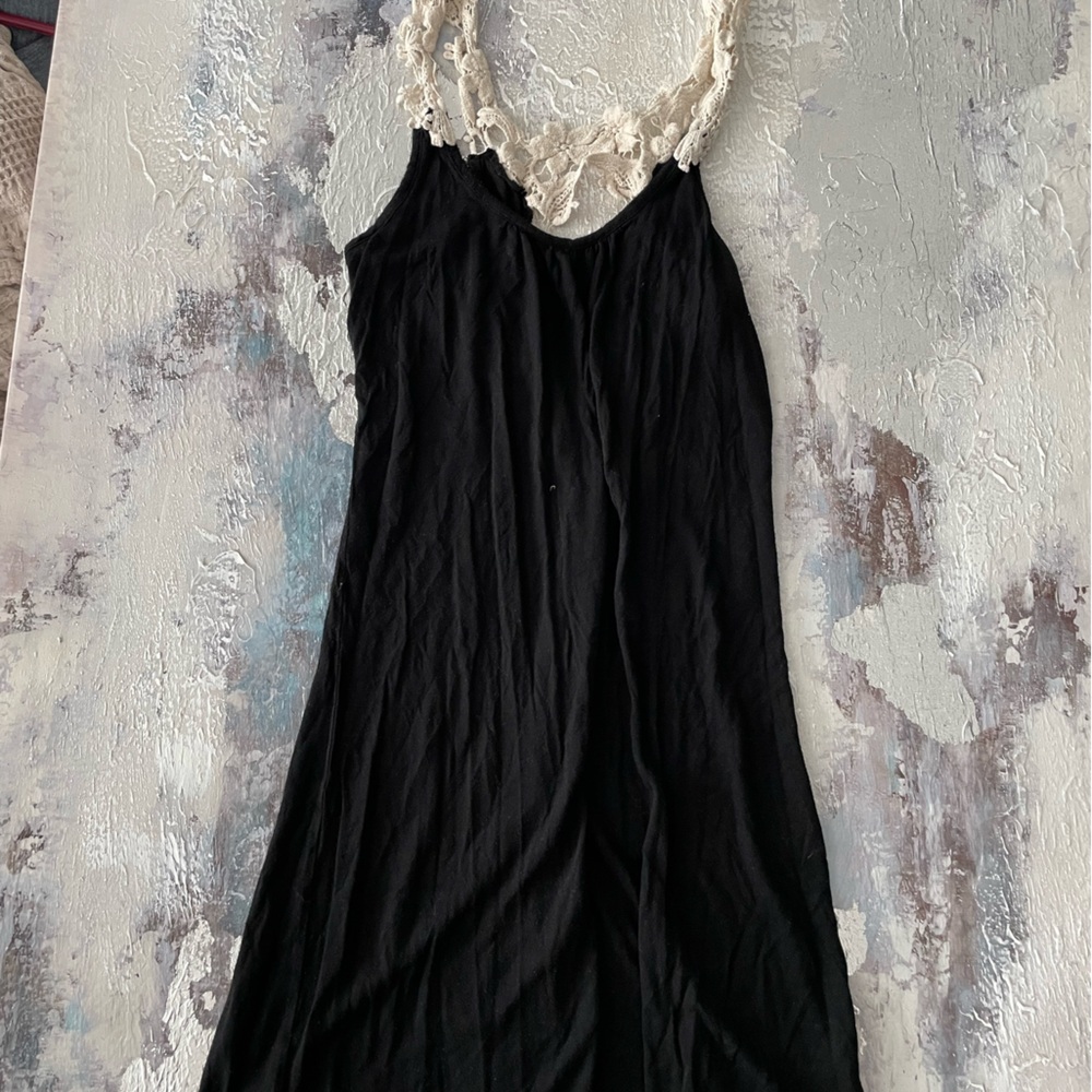 Backless Black Dress